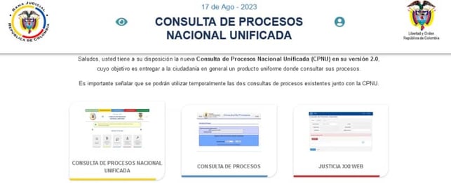 consulta de expedientes judiciales como checar