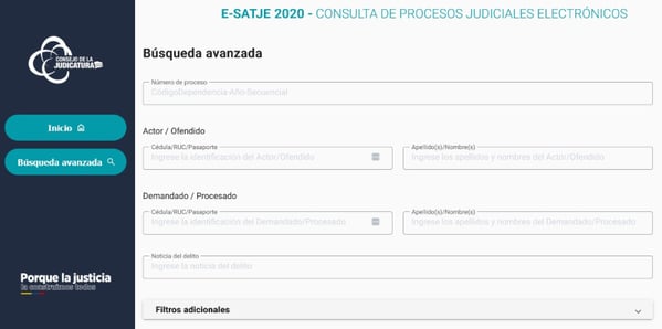 consulta de expedientes judiciales sise