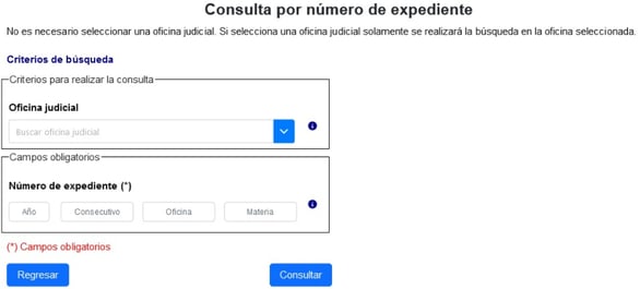 consulta de expedientes judiciales virtual
