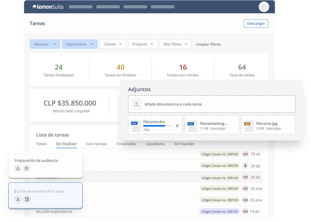 Conoce LemonSuite, la solución integral para simplificar la operación de tu firma legal