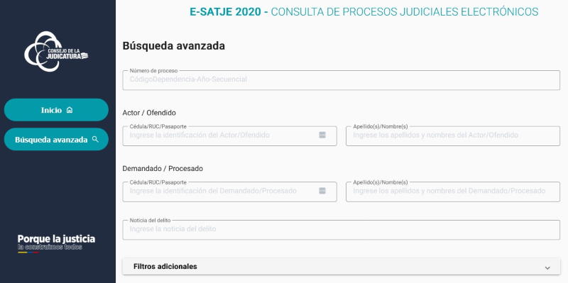 consulta de expedientes judiciales sise