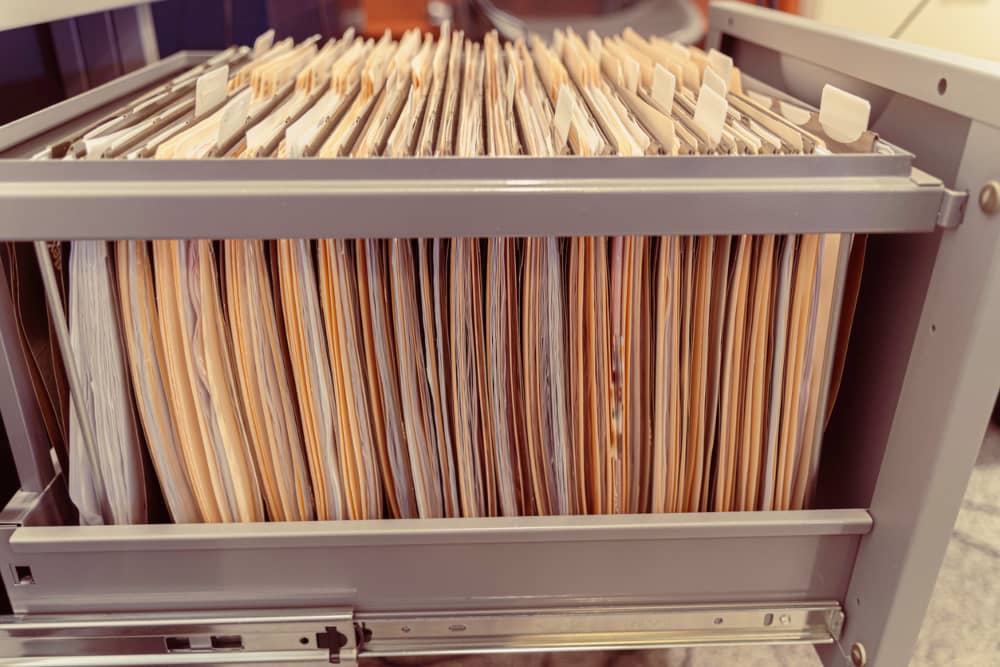 organizador de expedientes escritorio